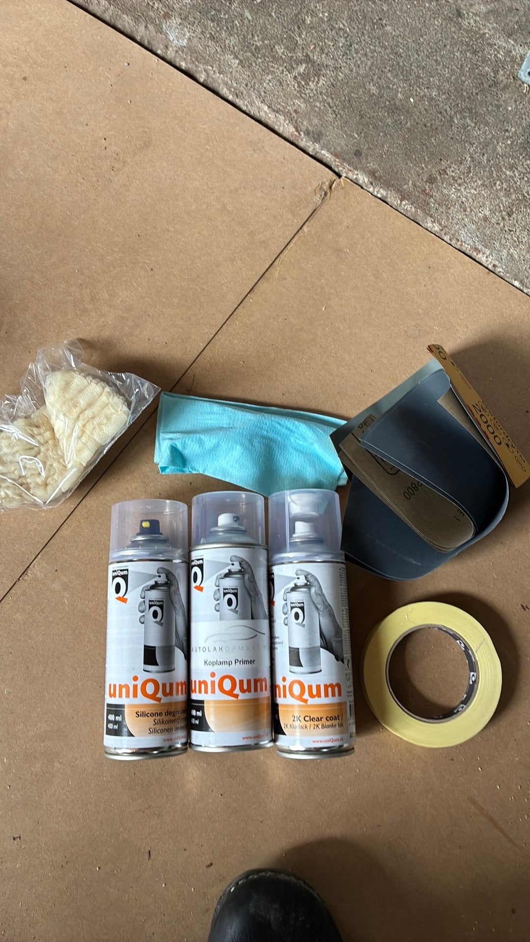 Koplamp reparatieset 11 delig, Ophalen, Nieuw, Overige kleuren, Lak