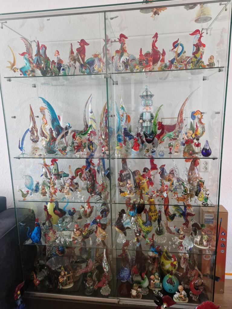 Murano glas kippen en hanen, Verzenden