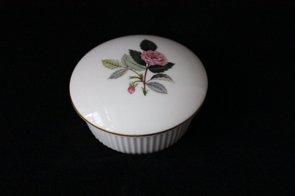Vintage Wedgwood Hathaway Rose porseleinen doosje, Ophalen of Verzenden
