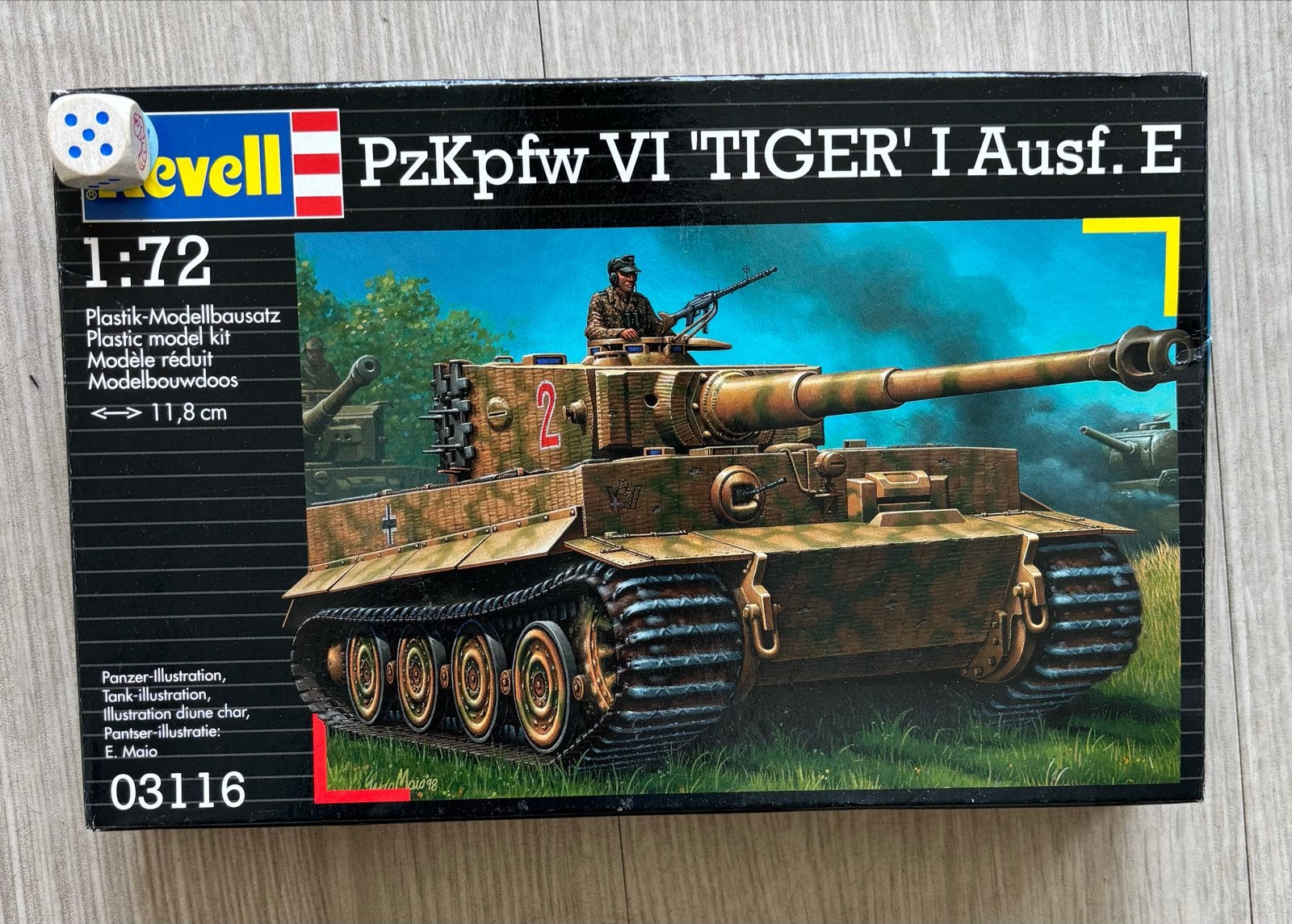Revell PzKpfw VI 'TIGER' I Ausf. E - Modelbouw Tank 1:72, Revell, Nieuw, Ophalen of Verzenden, Tank