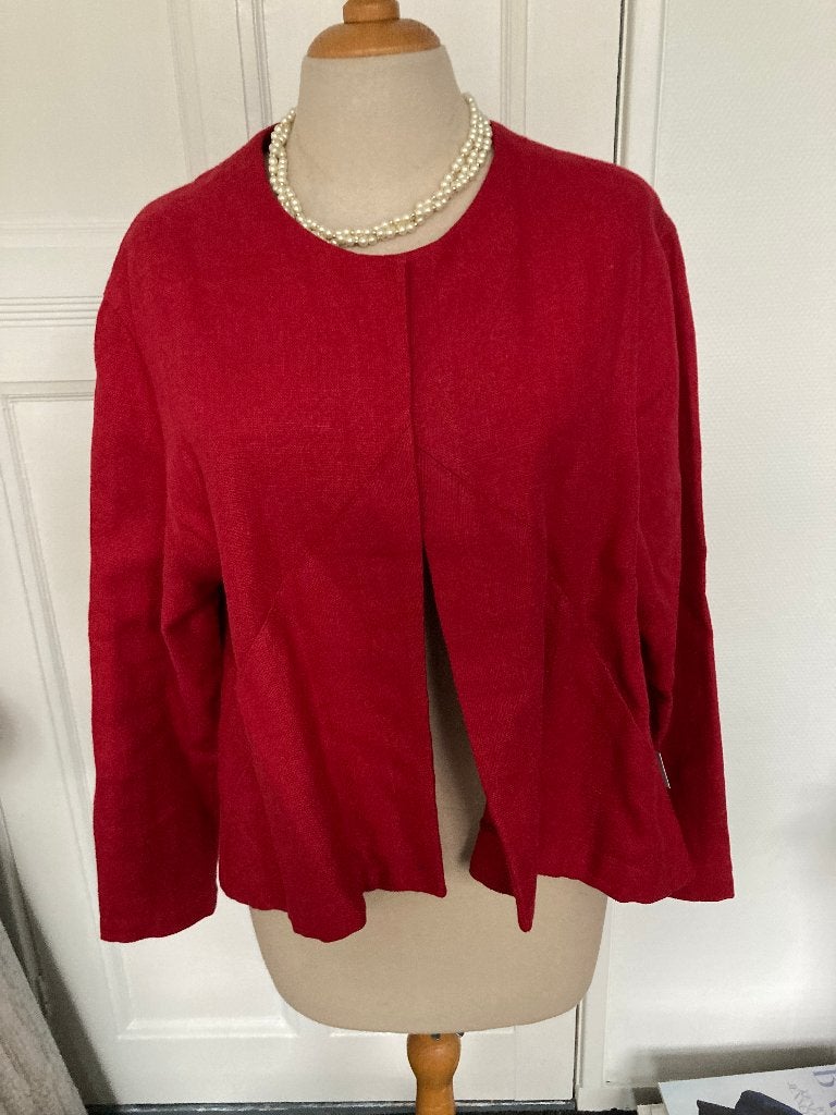 Los hangend jasje met twee insteek zakken In nieuw staat, Kleding | Dames, Ophalen of Verzenden, Nieuw, Rood