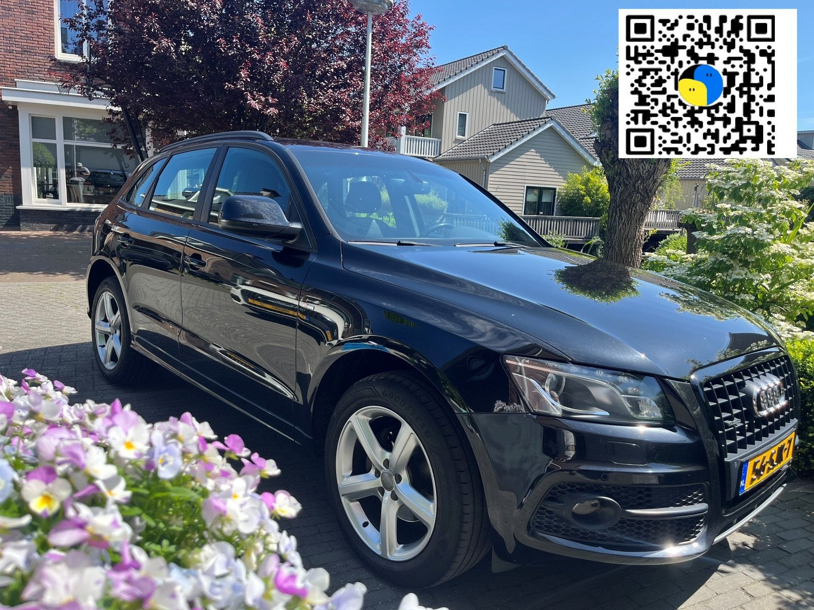 Dealeronderhouden | Audi Q5 S-Line Quattro | Rijk uitgerust, Auto's, Automaat, 1730 kg, 4 cilinders, Zwart