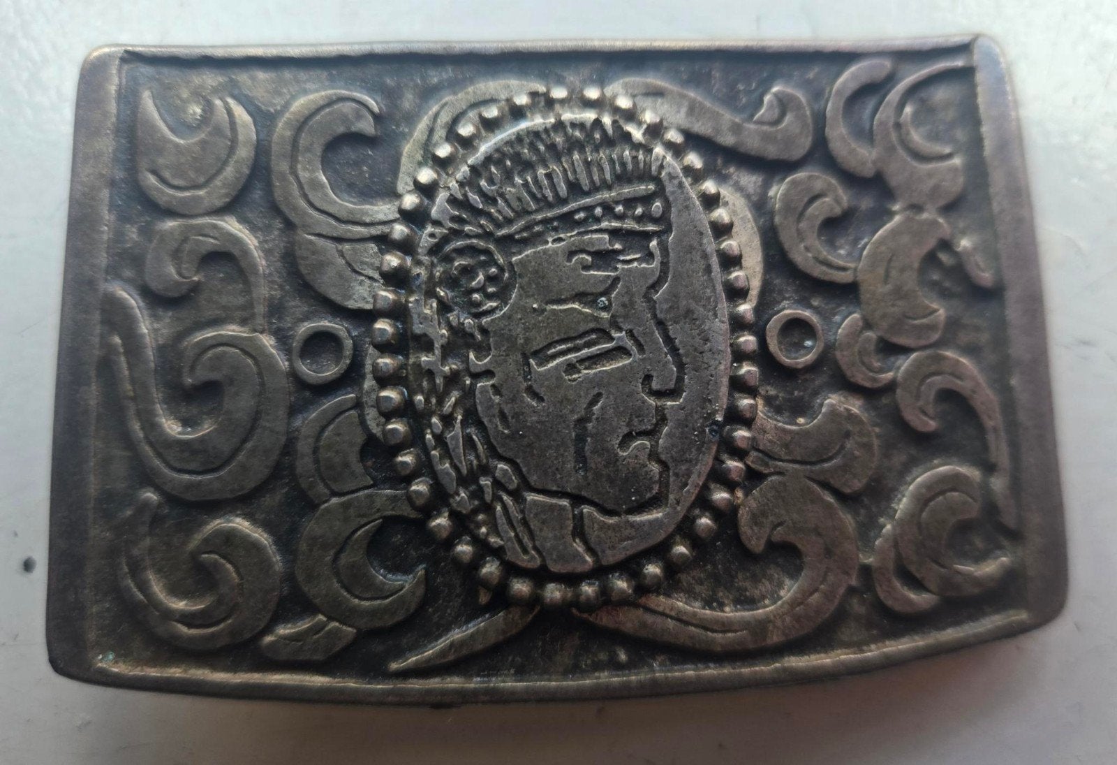Vintage Handmade Native American Buckle, Losse buckle of gesp, Overige kleuren, Minder dan 95 cm, Ophalen of Verzenden