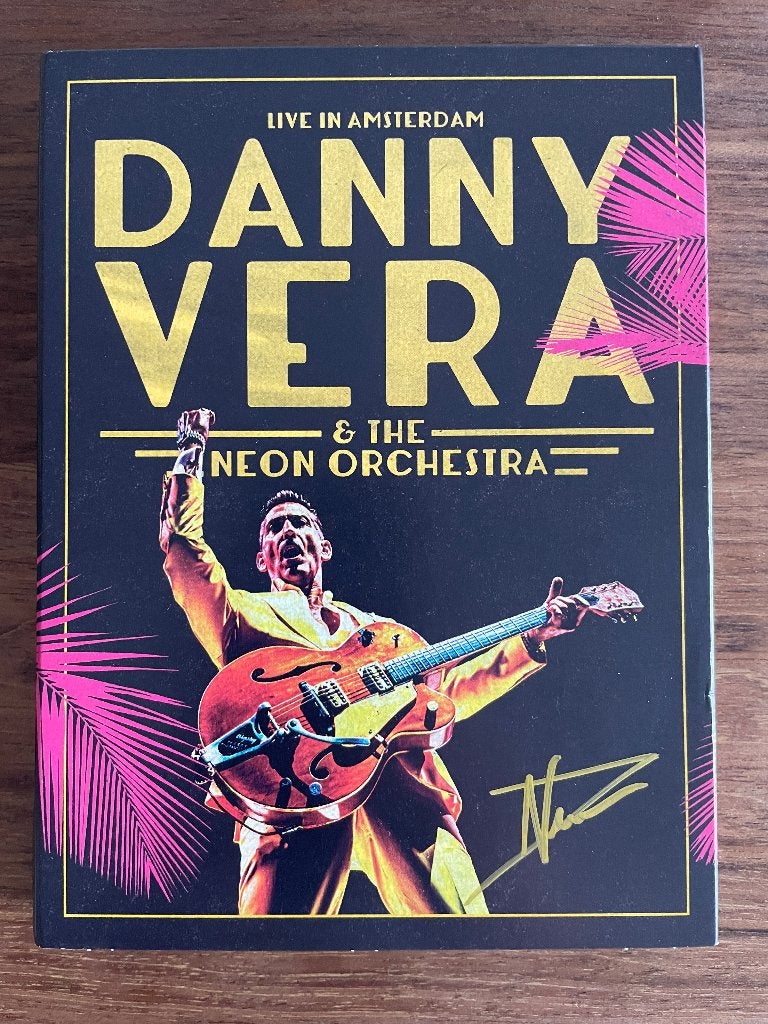 2Cd + BluRay Danny Vera Live Amsterdam GESIGNEERD NIEUW, Gesigneerd, Pop, Ophalen of Verzenden, Live-album