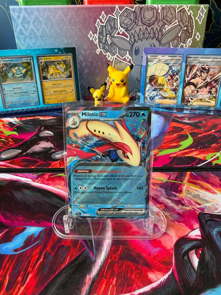 Milotic EX - Pokemon Surging Sparks (SSP 042), Ophalen of Verzenden, Nieuw, Losse kaart