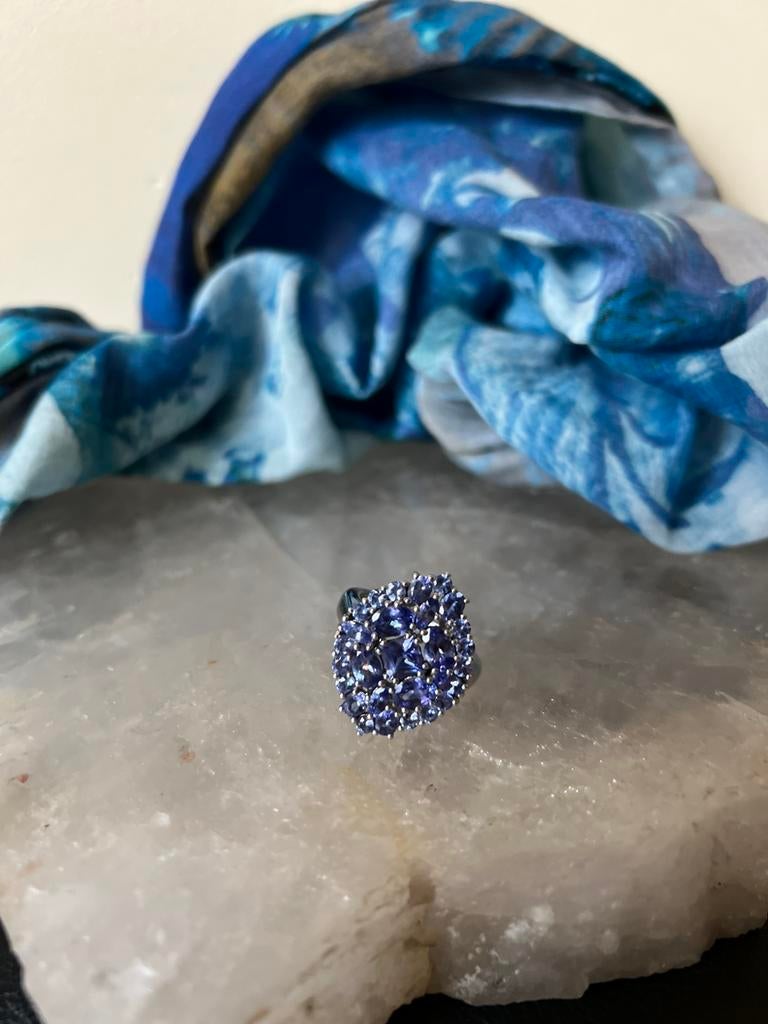 Tanzaniet topkwaliteit beschermt geluk welvaart zeldzaam, Blauw, Nieuw, Ophalen of Verzenden, 17 tot 18