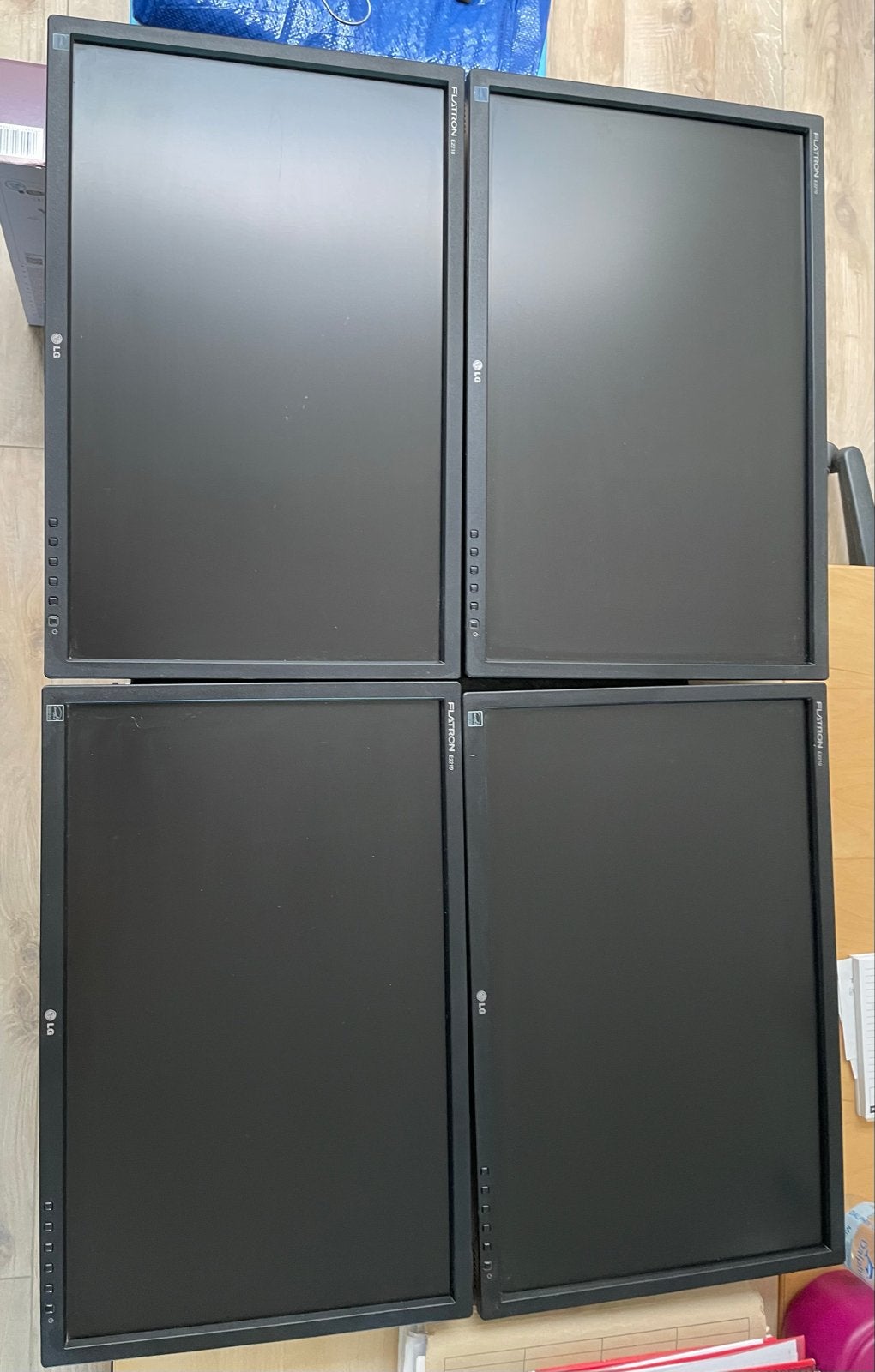2x LG Flatron E2210PM 22 inch monitoren, Ophalen, Gebruikt, IPS, Overige resoluties