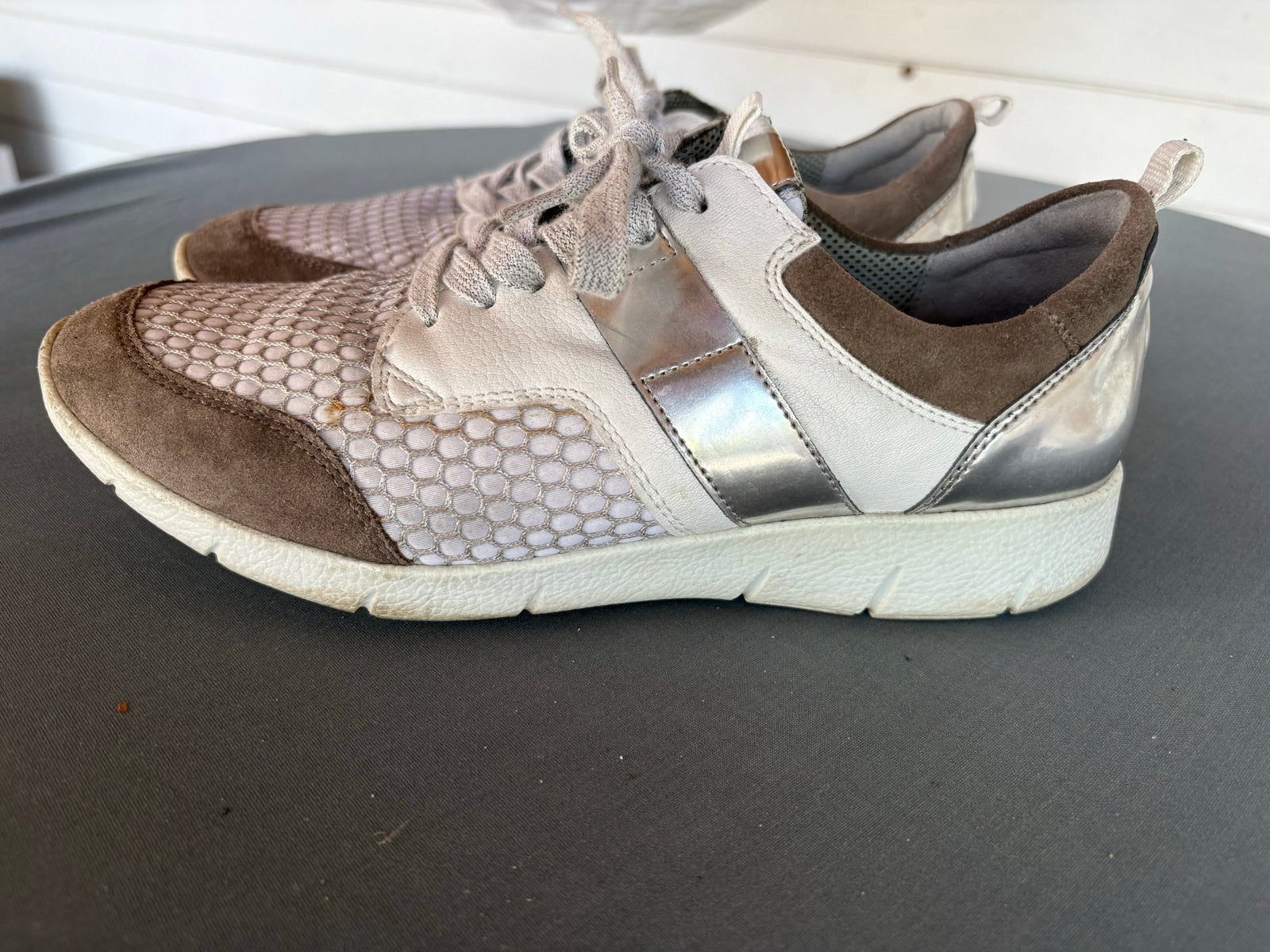 Jenny Ara Sneakers Maat 7.5 H - Comfort & Stijl, Ophalen of Verzenden, Gedragen, Grijs, Sneakers of Gympen