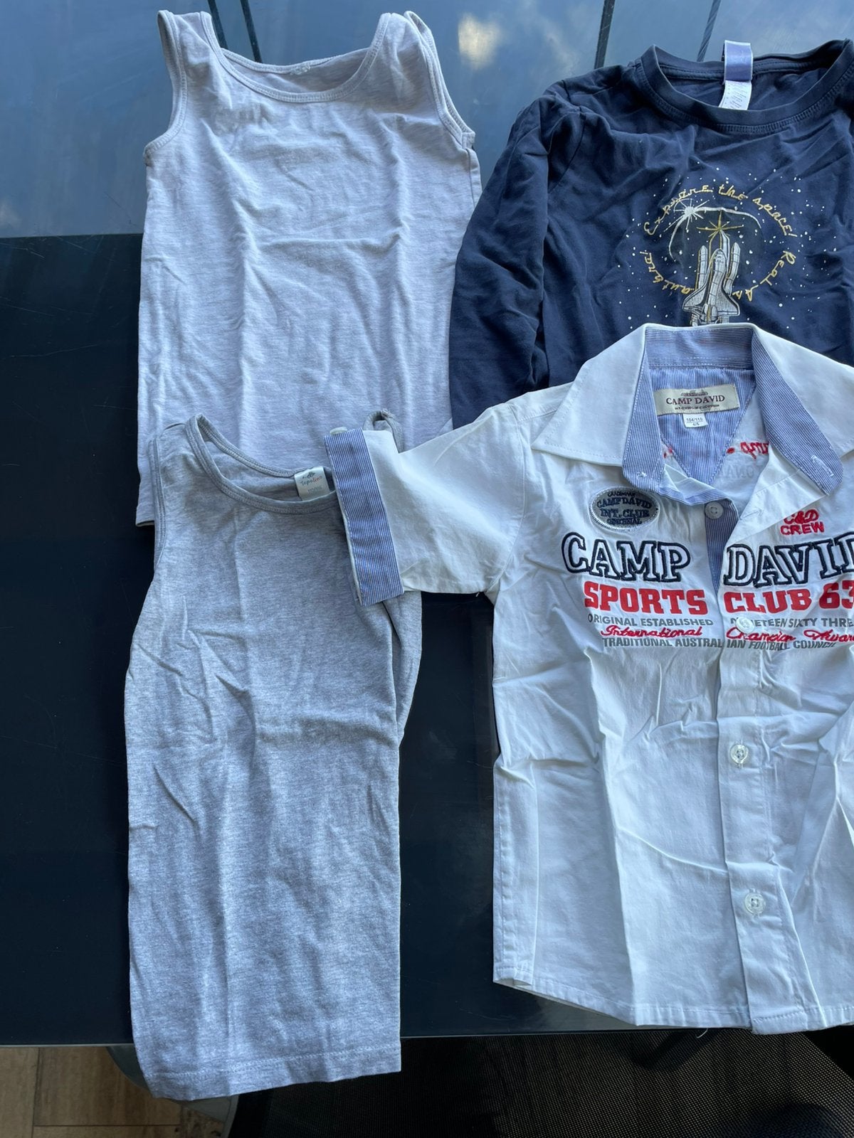 Kleding, kinderen jongens. Maat 104–116., Ophalen, Gebruikt, One size