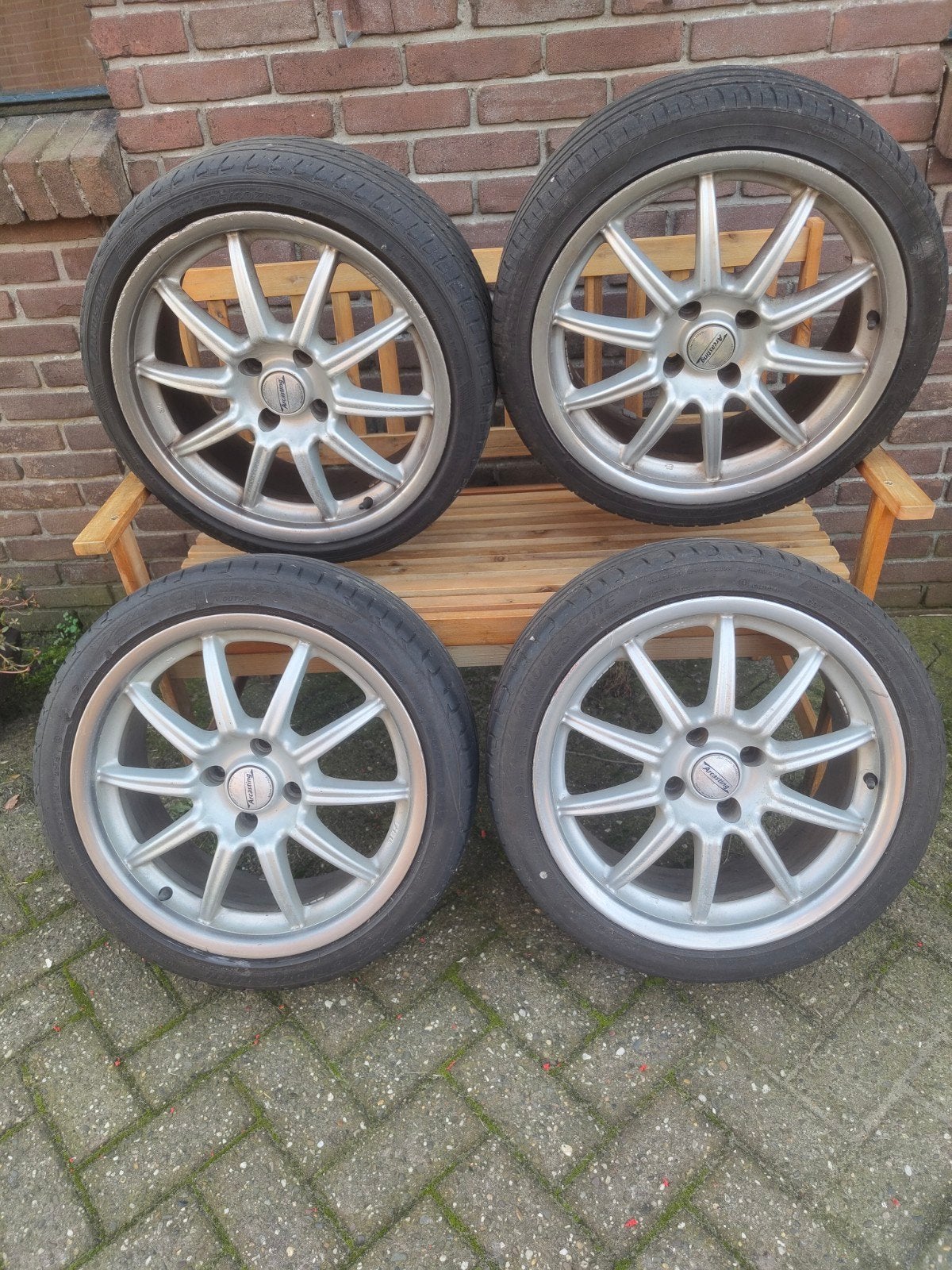17 inch velgen met banden voor Ford Fiesta/Fusion, Auto-onderdelen, Ophalen, Banden en Velgen, 17 inch, Personenwagen
