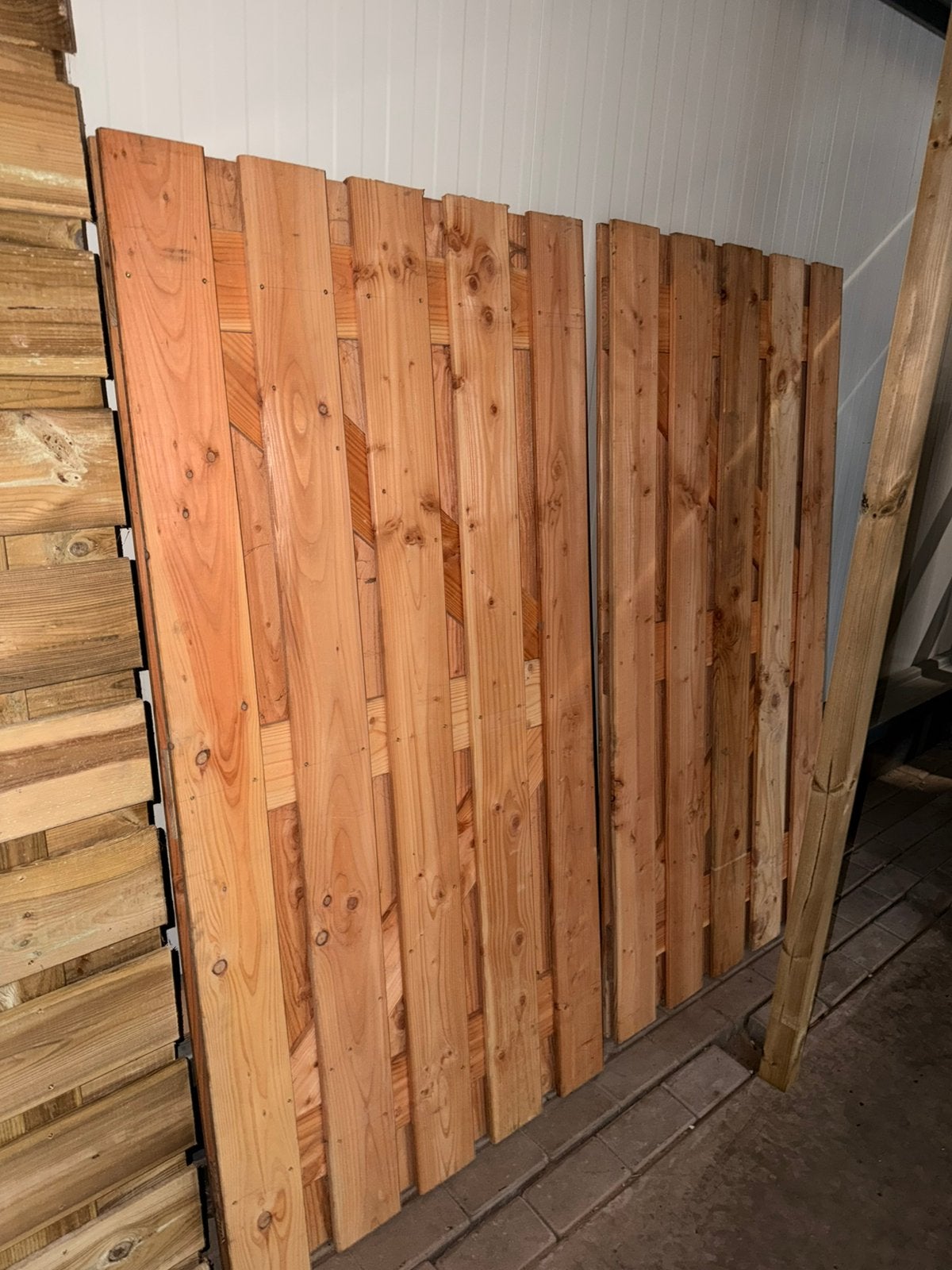2 x douglas tuindeur nieuw 90x180, Tuin en Terras, Schuttingen, Ophalen, 1 tot 2 meter, Minder dan 3 meter, .