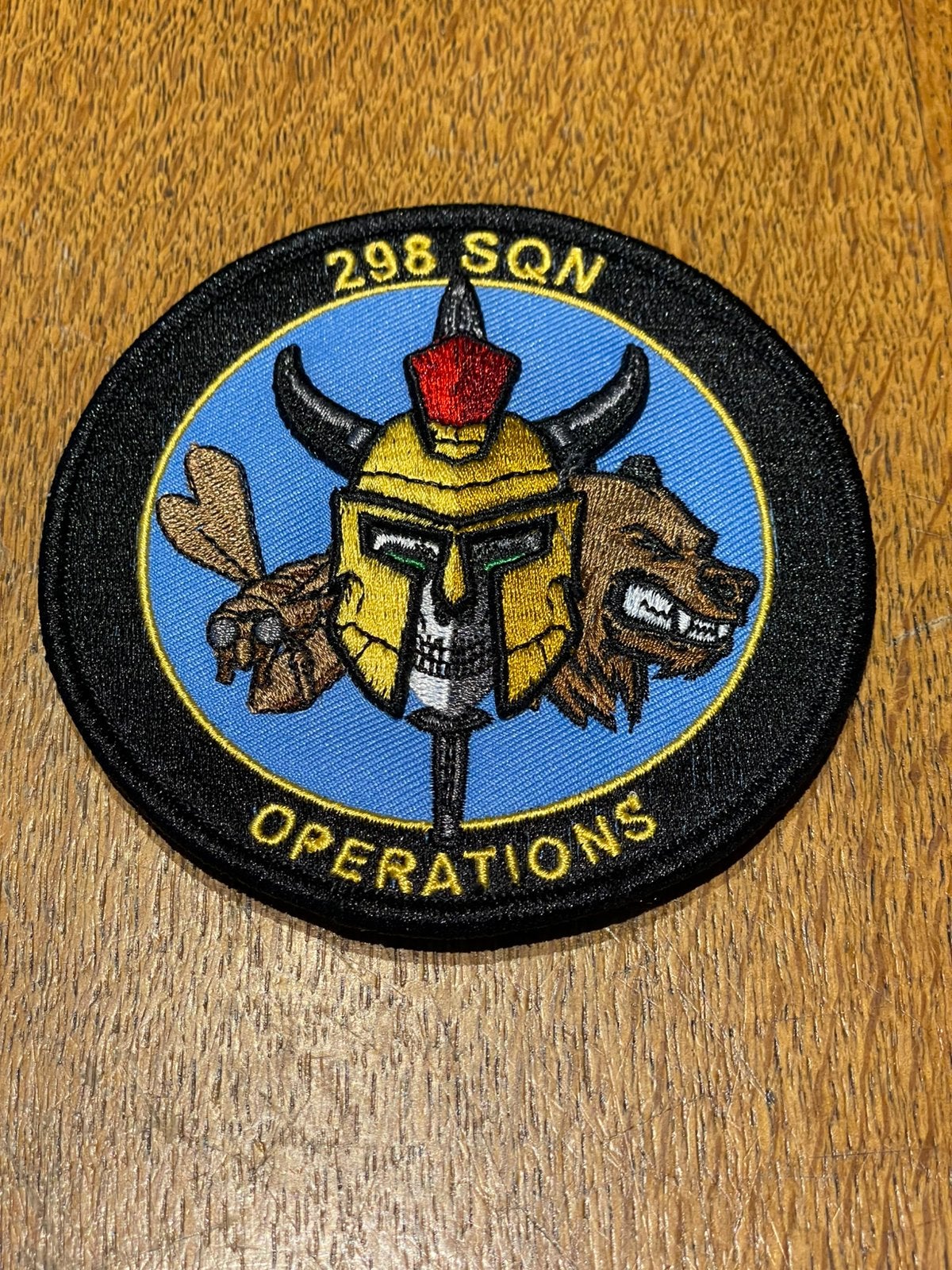 Patch 298 SQN operations, Verzamelen, Verzenden, Luchtmacht, Nederland, Embleem of Badge