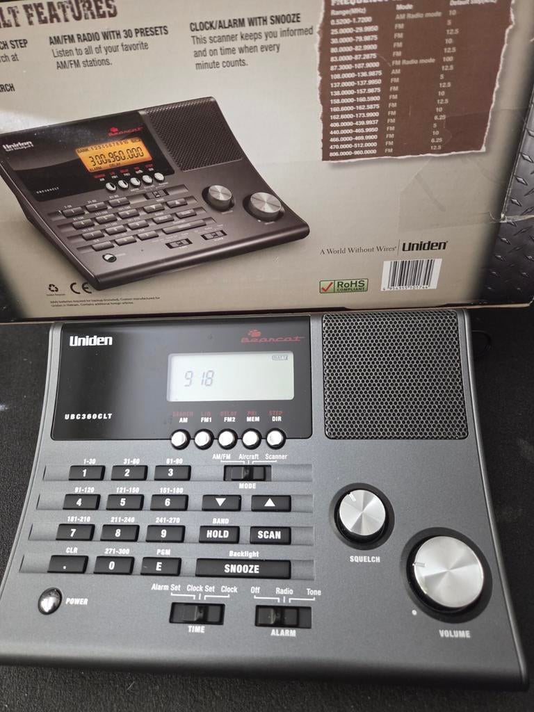 Uniden UBC360CLT  scanner, Ophalen of Verzenden