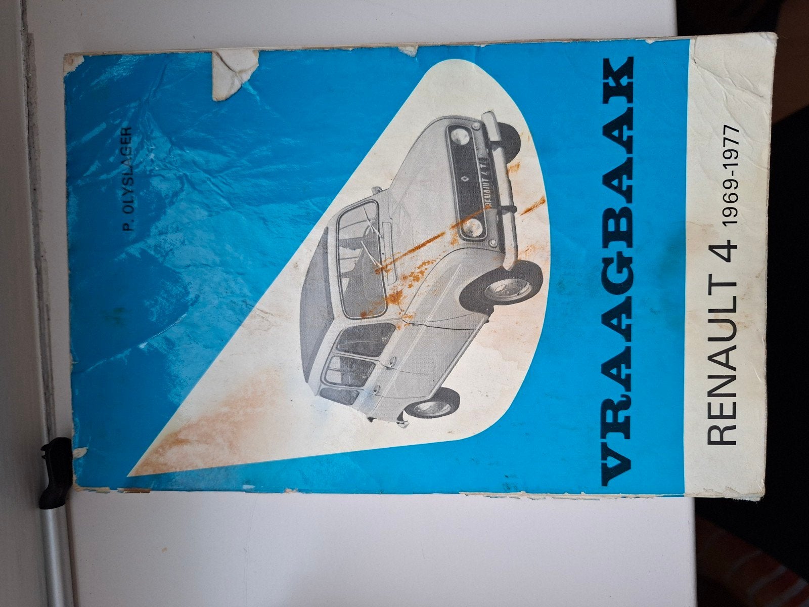 Vraagbaak Renault 4 (1969-1977) - P. Olyslager, Boeken, Ophalen of Verzenden, Gelezen, Renault, P. Olyslager