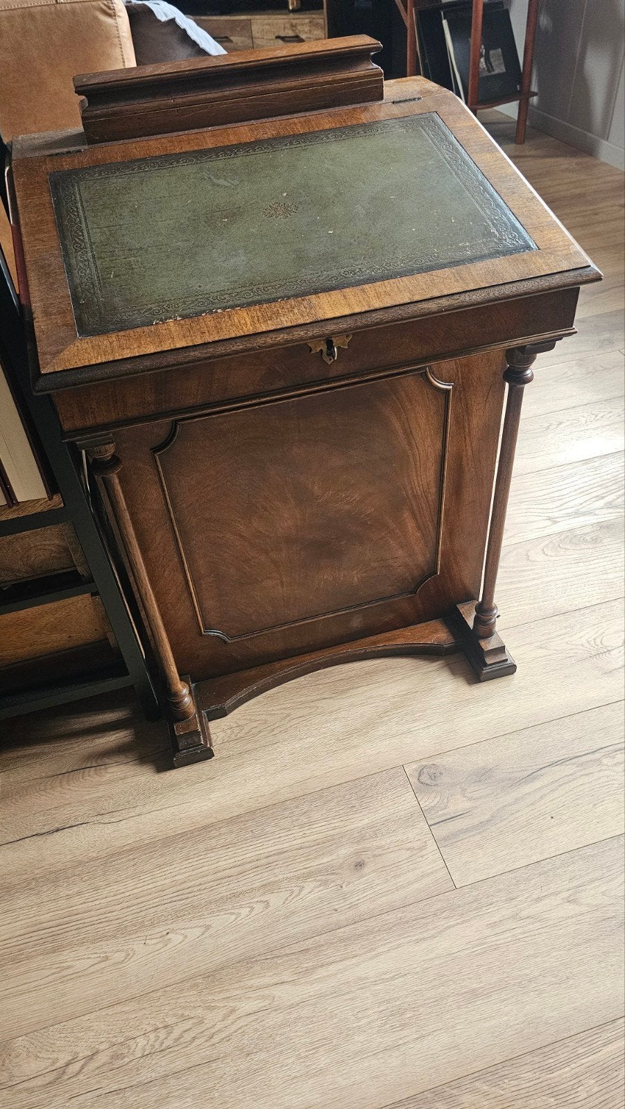 antiek victoriaanse davenport secretaire, Ophalen of Verzenden
