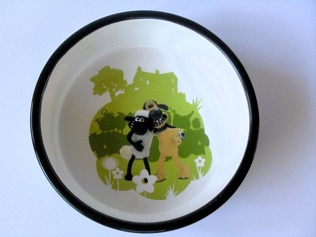 Shaun Het Schaap Voerbakje Waterbakje Kom, Ophalen of Verzenden, Zo goed als nieuw, Voerbakje