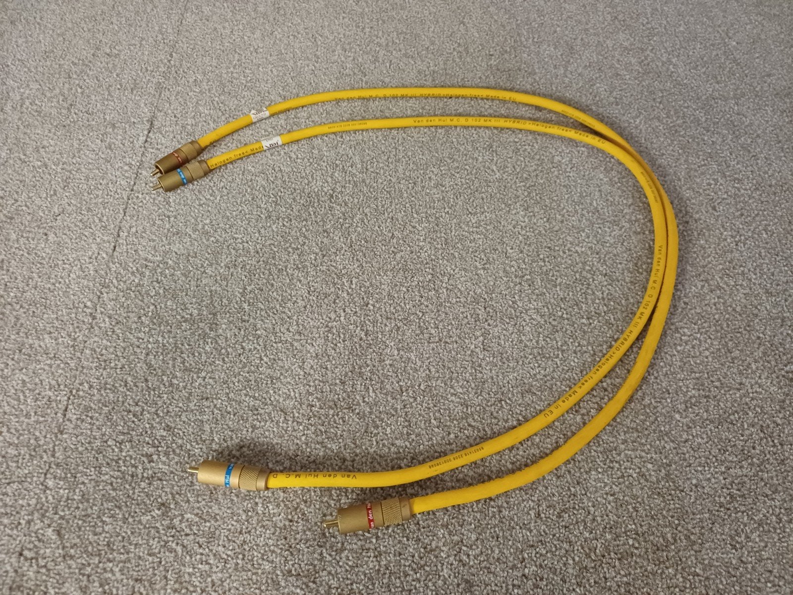 Van den Hul MCD 102 Mk3 Interlink Kabel, Audio, Tv en Foto, Audiokabels en Televisiekabels, Gebruikt, Interlink-kabel, Minder dan 2 meter