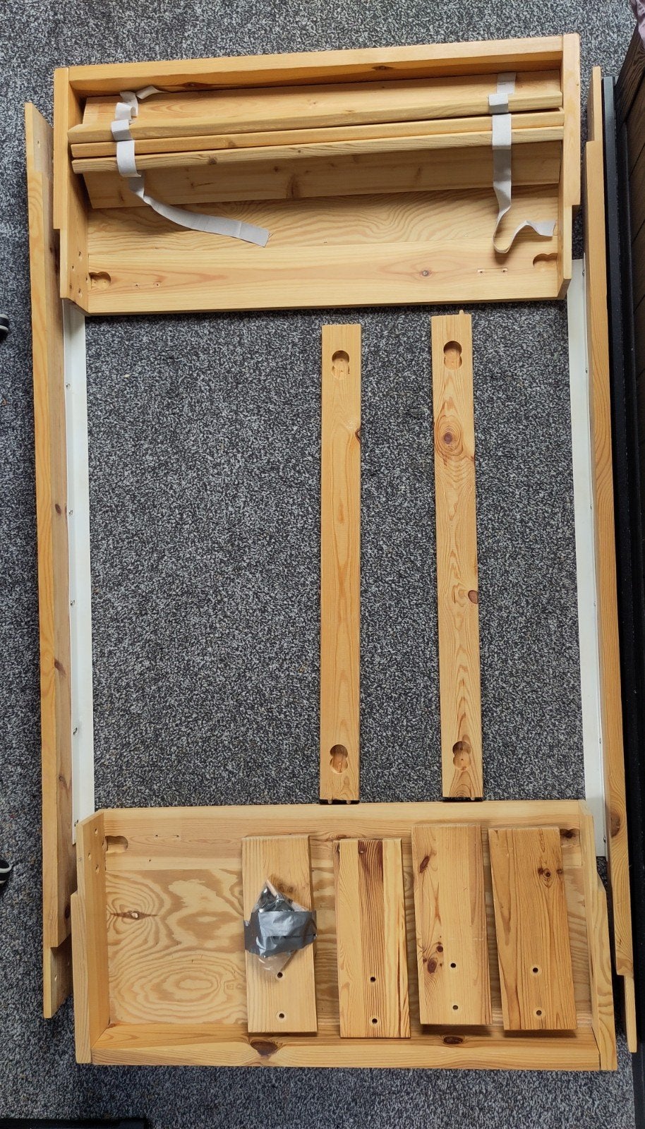 Ikea meegroeibed, Ophalen, 180 cm of meer, 70 tot 85 cm, Matras