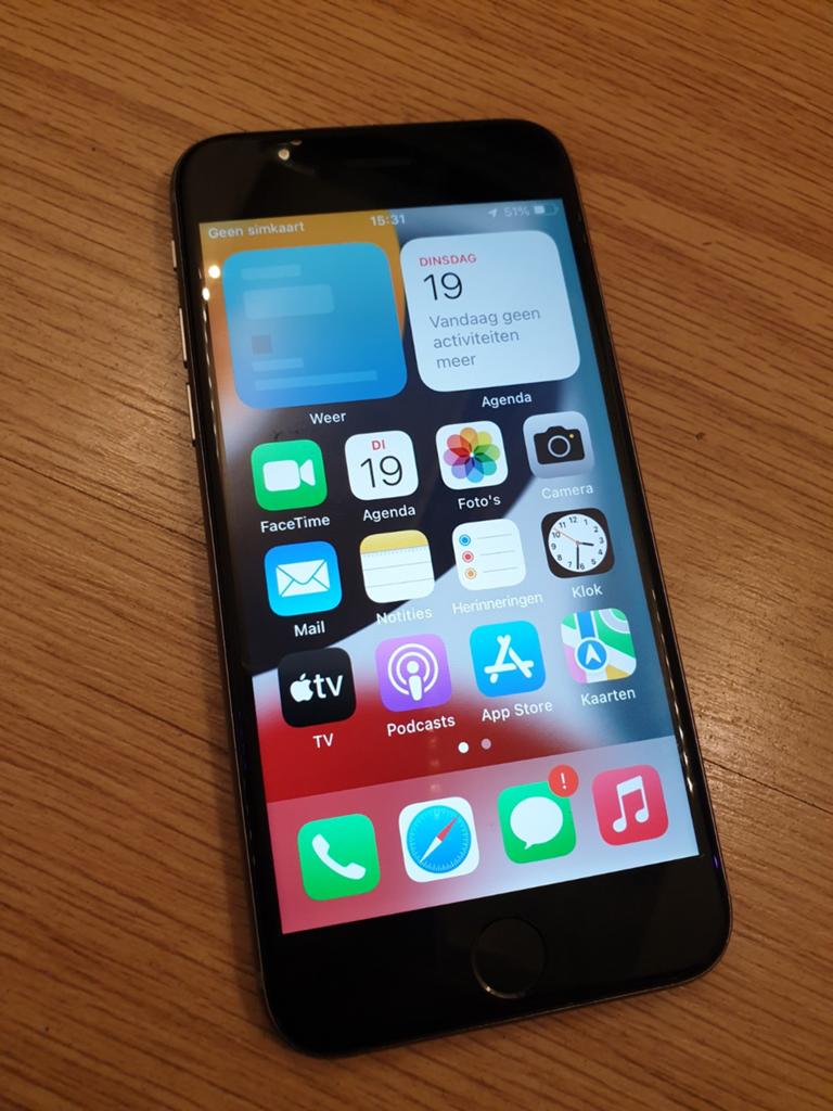 IPhone 6S, Telecommunicatie, Mobiele telefoons | Hoesjes en Frontjes | Apple iPhone, Ophalen of Verzenden, Zo goed als nieuw, IPhone 6S