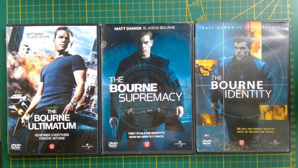 The Bourne    Identity /Supremacy / Ultimatum, Vanaf 12 jaar, Ophalen of Verzenden, Zo goed als nieuw, Actiethriller