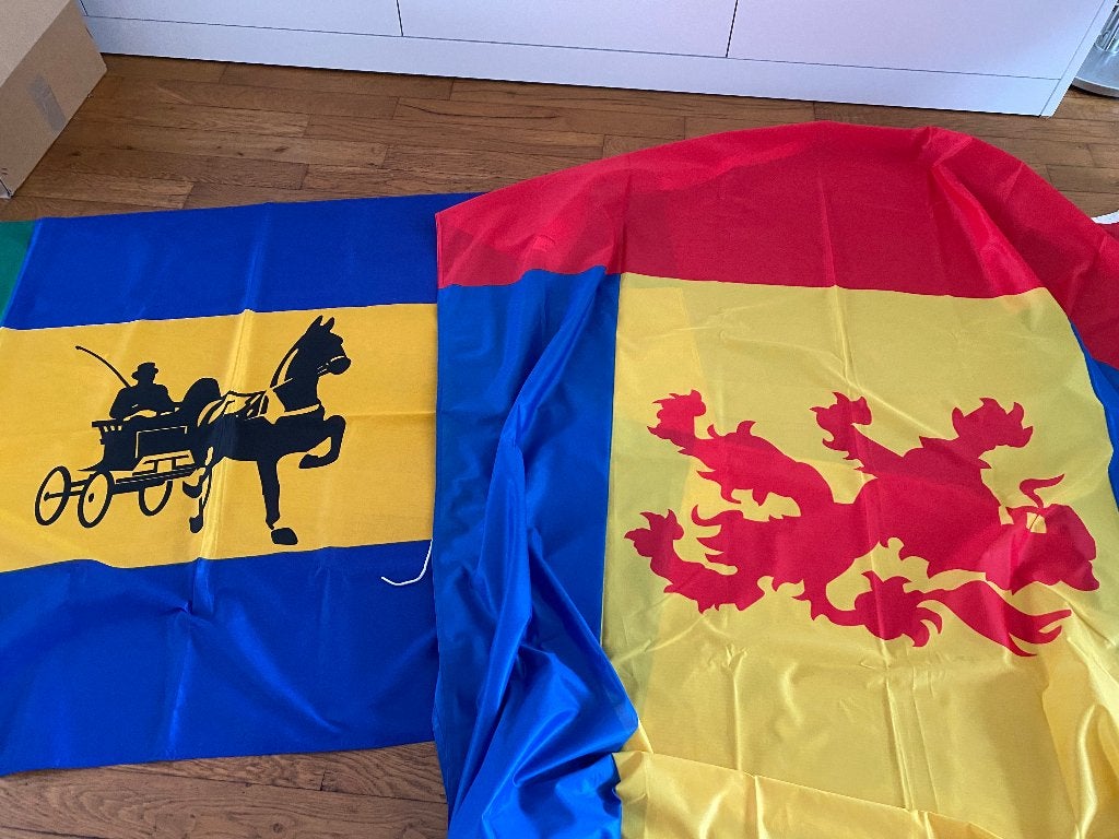Vlag  Landbouwshow Opmeer, Ophalen of Verzenden, Zo goed als nieuw