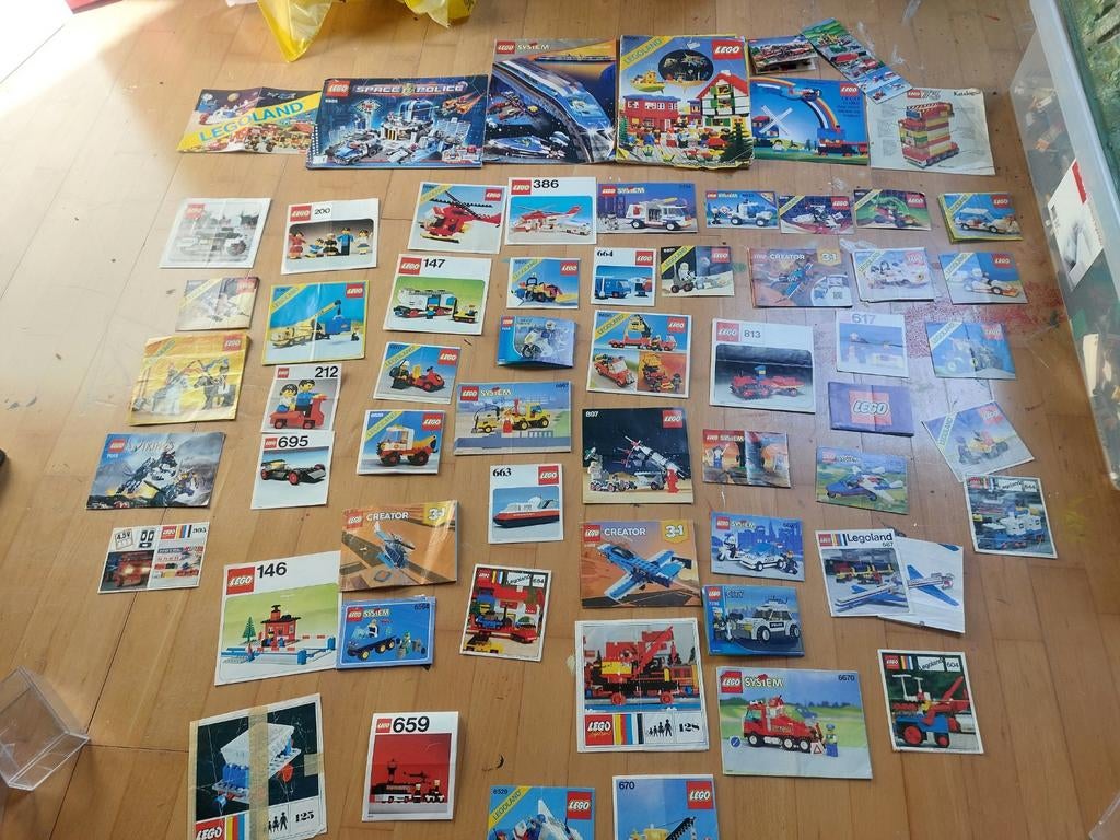 Vintage lego boekjes instructie handleidingen 90s 70s 80s, Kinderen en Baby's, Speelgoed | Duplo en Lego, Ophalen of Verzenden
