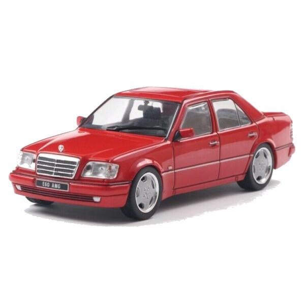 Mercedes Benz E60 AMG 1994 Rood Modelauto 1/43 Solido Nieuw, Solido, Auto, Solido, Nieuw