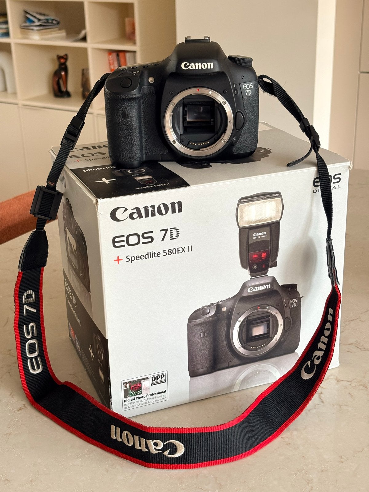 Canon EOS 7D spiegelreflexcamera, Spiegelreflex, Canon, Ophalen of Verzenden, Zo goed als nieuw