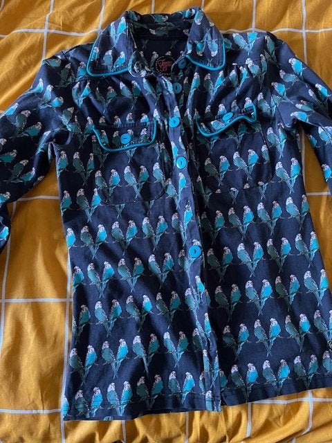 bloes tante Betsy M, Kleding | Dames, Maat 38/40 (M), Tante Betsy, Blauw, Ophalen of Verzenden