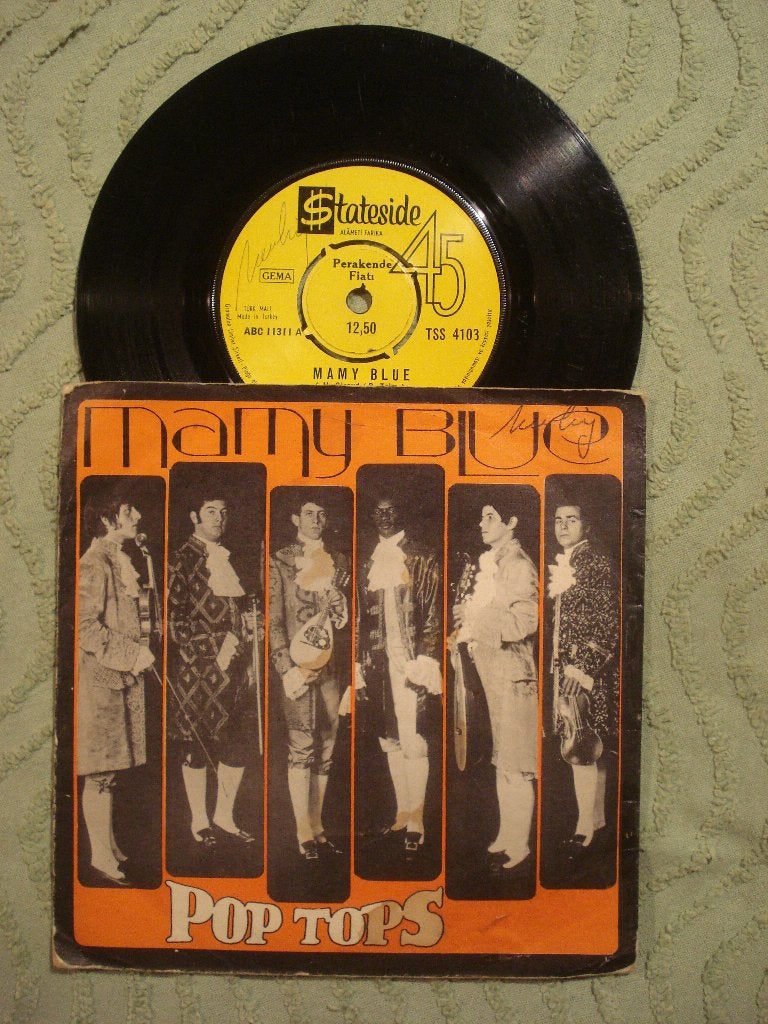 Pop Tops 7" Vinyl Single: ‘Mamy Blue’ (Turkije), Ophalen of Verzenden, Gebruikt, 7 inch, Pop