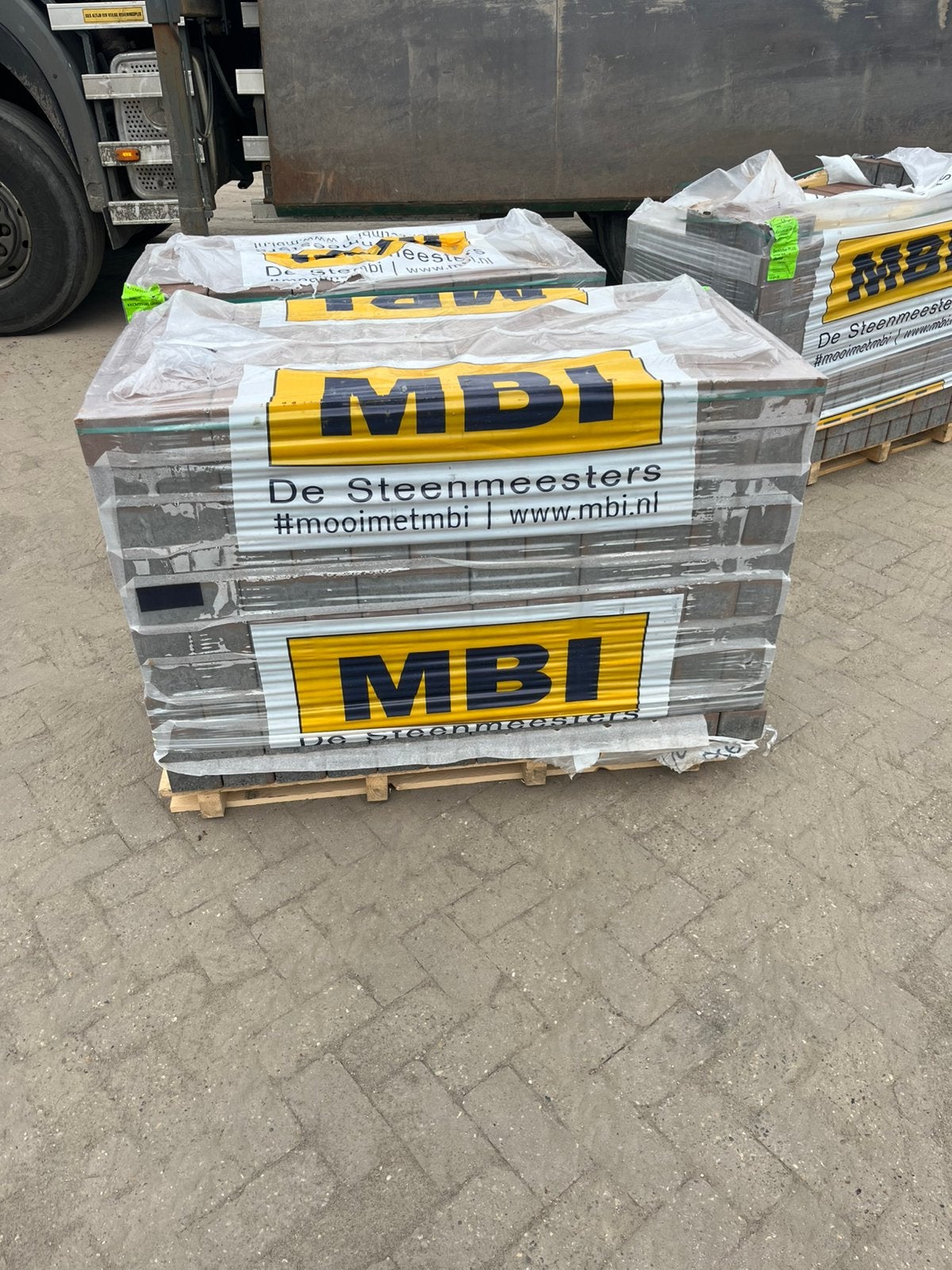 Nieuwe beton klinkers MBI, Ophalen, Nieuw, Beton, Klinkers