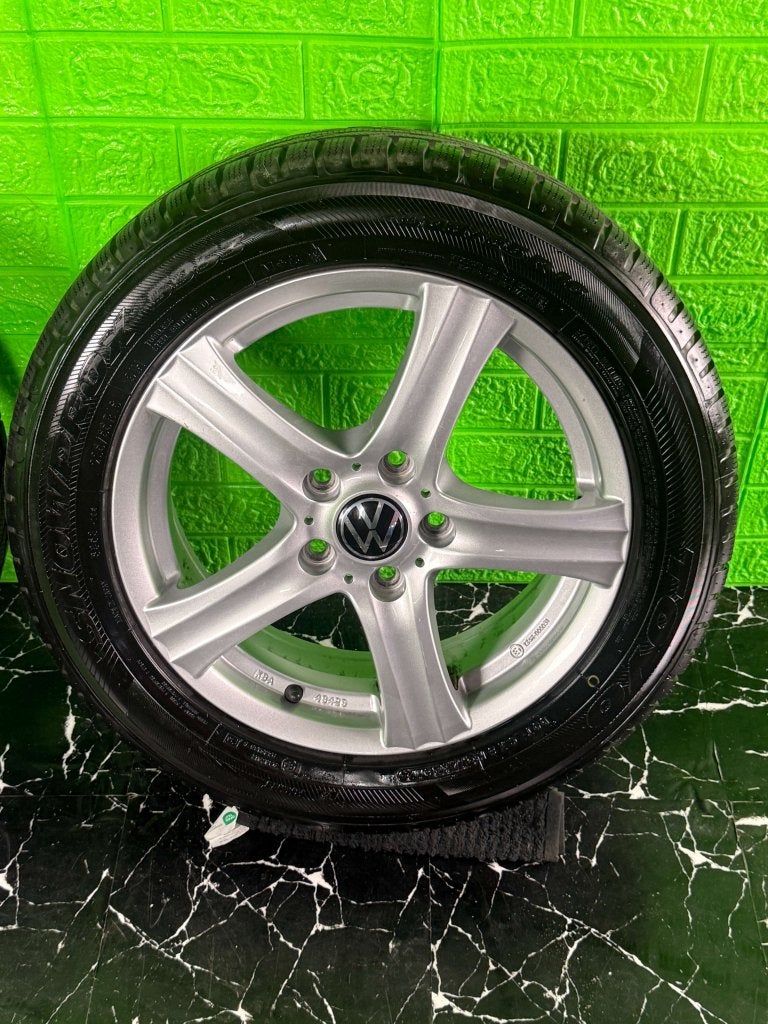Volkswagen Golf Caddy Touran velgen 16" 5x112 winterset 6mm, Auto-onderdelen, Banden en Velgen, Niet ingevuld, Gebruikt, 16 inch