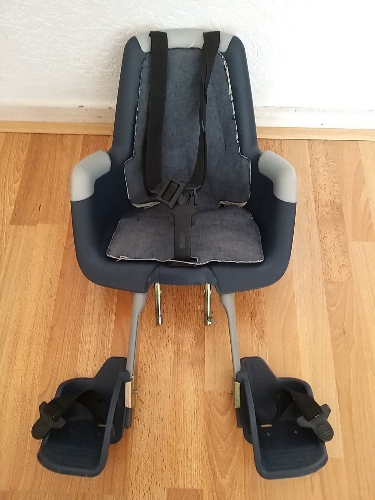 Bobike mini kinderzitje fiets, met scherm, zwart., Fietsen en Brommers, Ophalen, Bobike voorzitje, Voorzitje, 0 t/m 13 kg