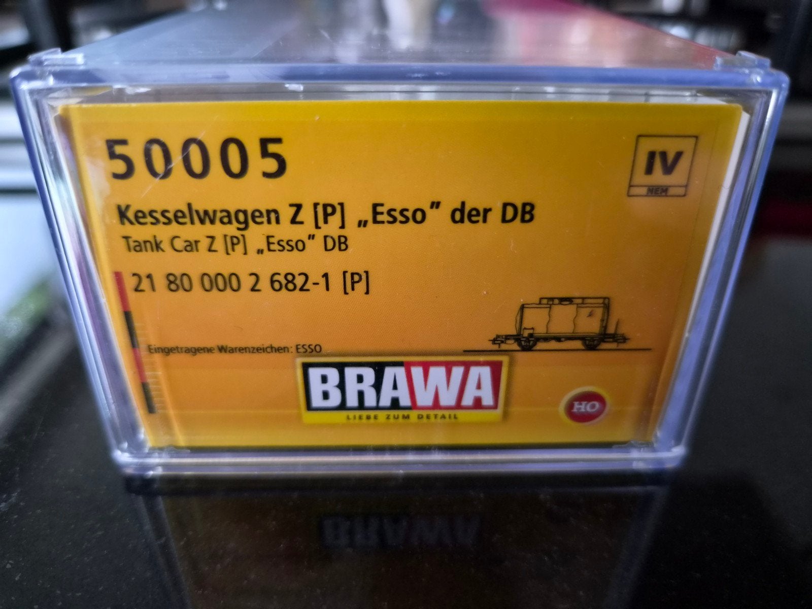 Brawa 50005 Ketelwagen 'Esso', Overige merken, Gelijkstroom, Verzenden, Wagon