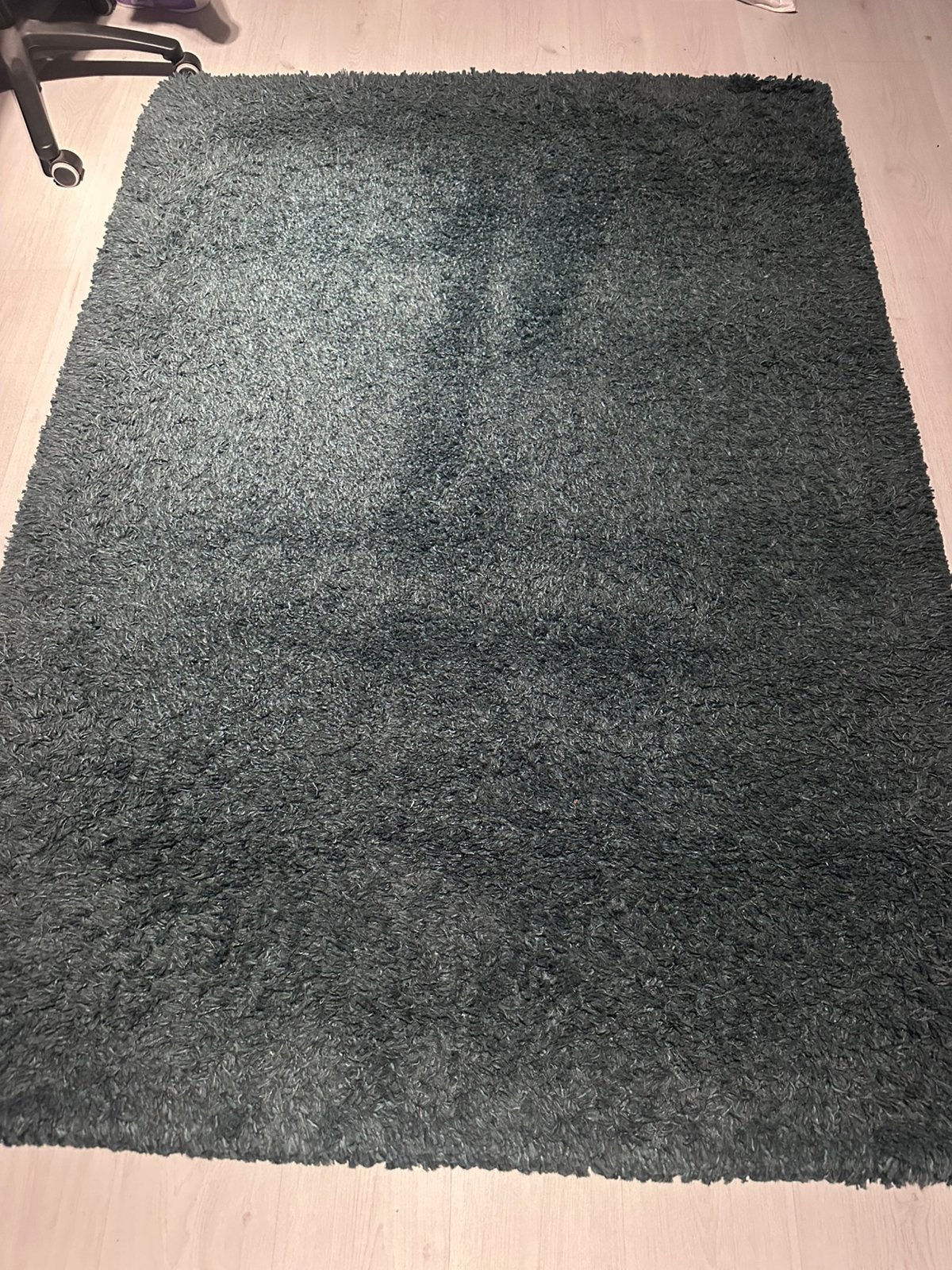 Prachtig Petrol Blauw/Groen Vloerkleed 140x200, Huis en Inrichting, Stoffering | Tapijten en Kleden, Gebruikt, 100 tot 150 cm