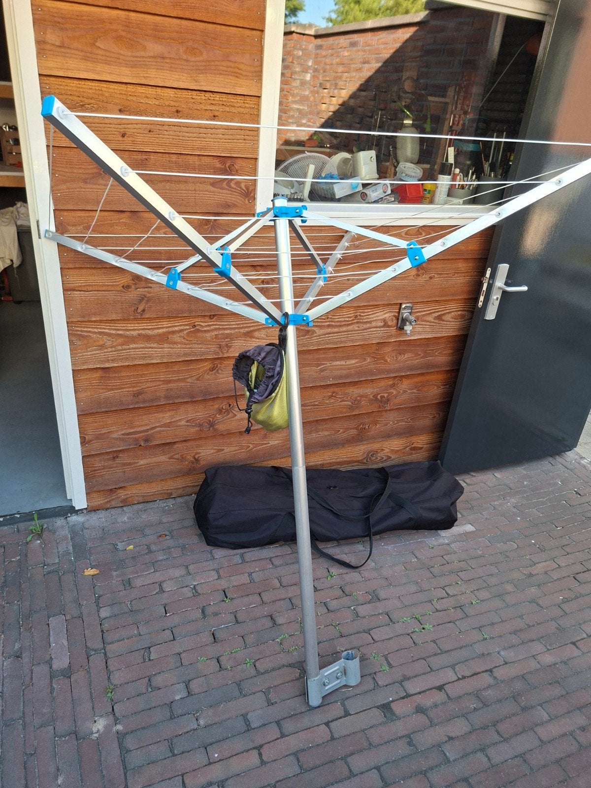 Droogrek voor caravan, op de dissel, Caravans en Kamperen, Ophalen, Zo goed als nieuw