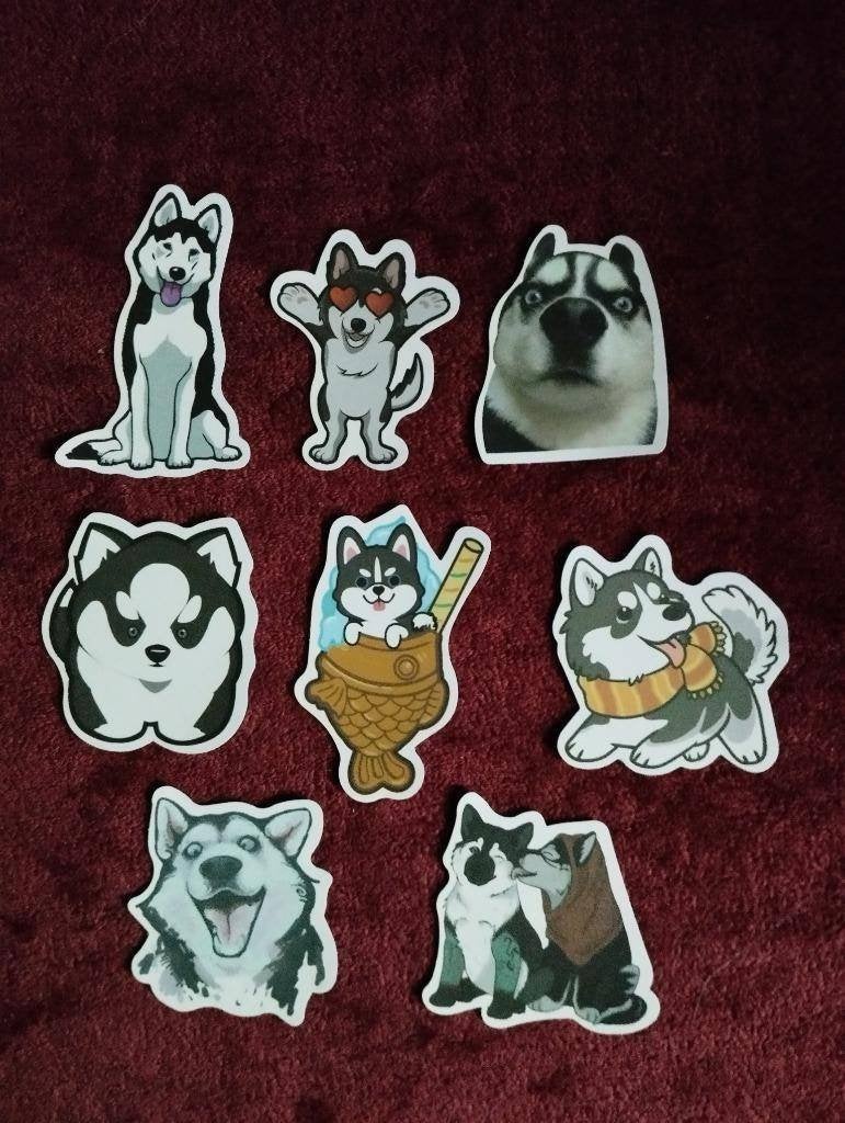 Husky stickers, Ophalen, Zo goed als nieuw, Dier en Natuur