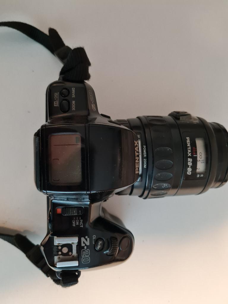 Te koop Pentax Z20 incl telelens, Ophalen of Verzenden, Gebruikt, Spiegelreflex, Pentax