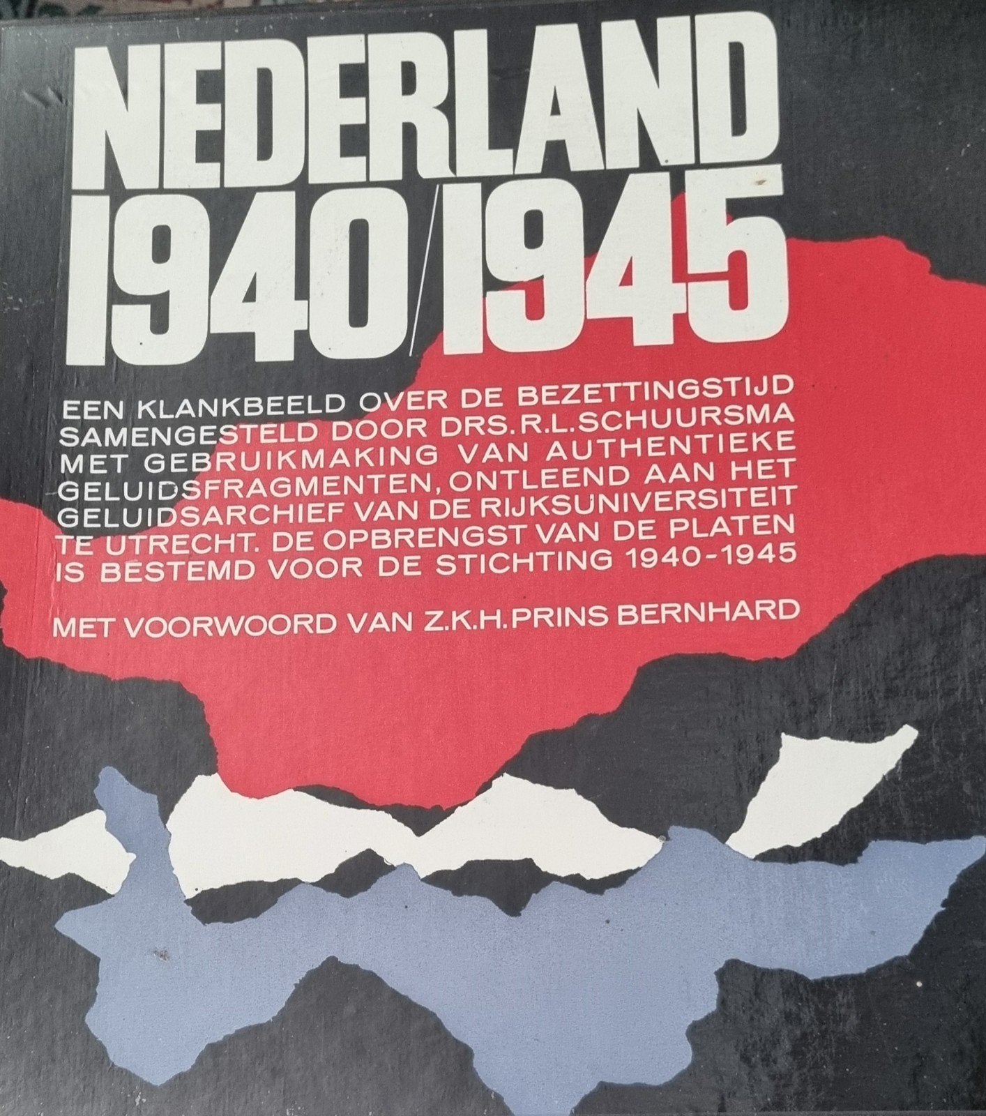Nederland 1940/1945 - Klankbeeld Bezettingstijd (LP), Gebruikt, Overige componisten, Ophalen of Verzenden, Inclusief boekje