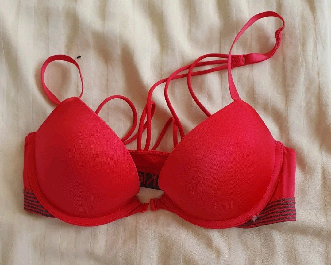 Calvin Klein 70 C voorsluiting ❤️, Calvin Klein, Ophalen of Verzenden, Rood, BH