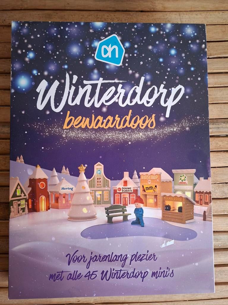 Albert Heijn Winterdorp compleet met bewaardoos, Ophalen of Verzenden
