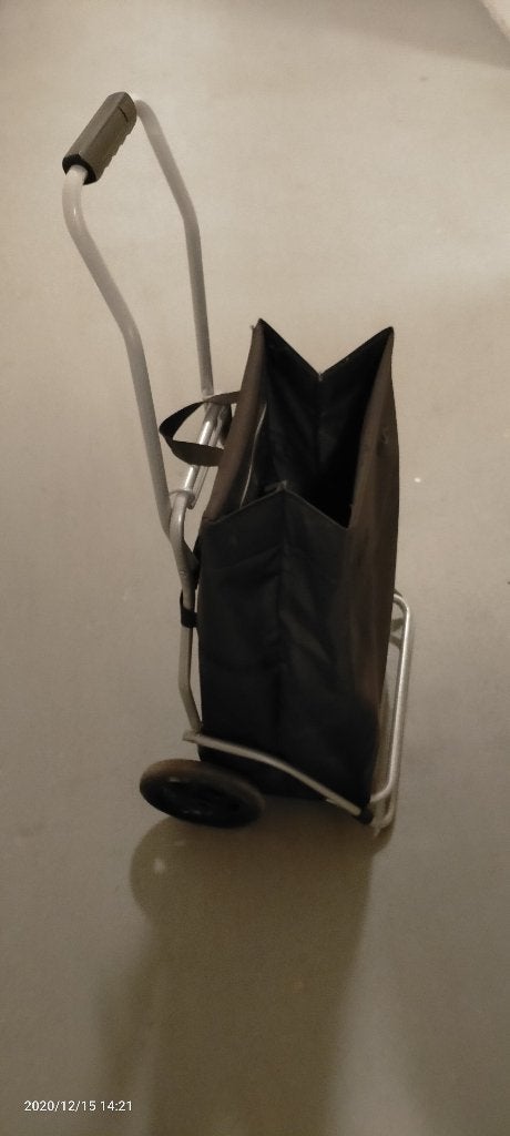 Ruime boodschappenkar, Ophalen, Zo goed als nieuw, 30 cm of meer, Minder dan 35 cm