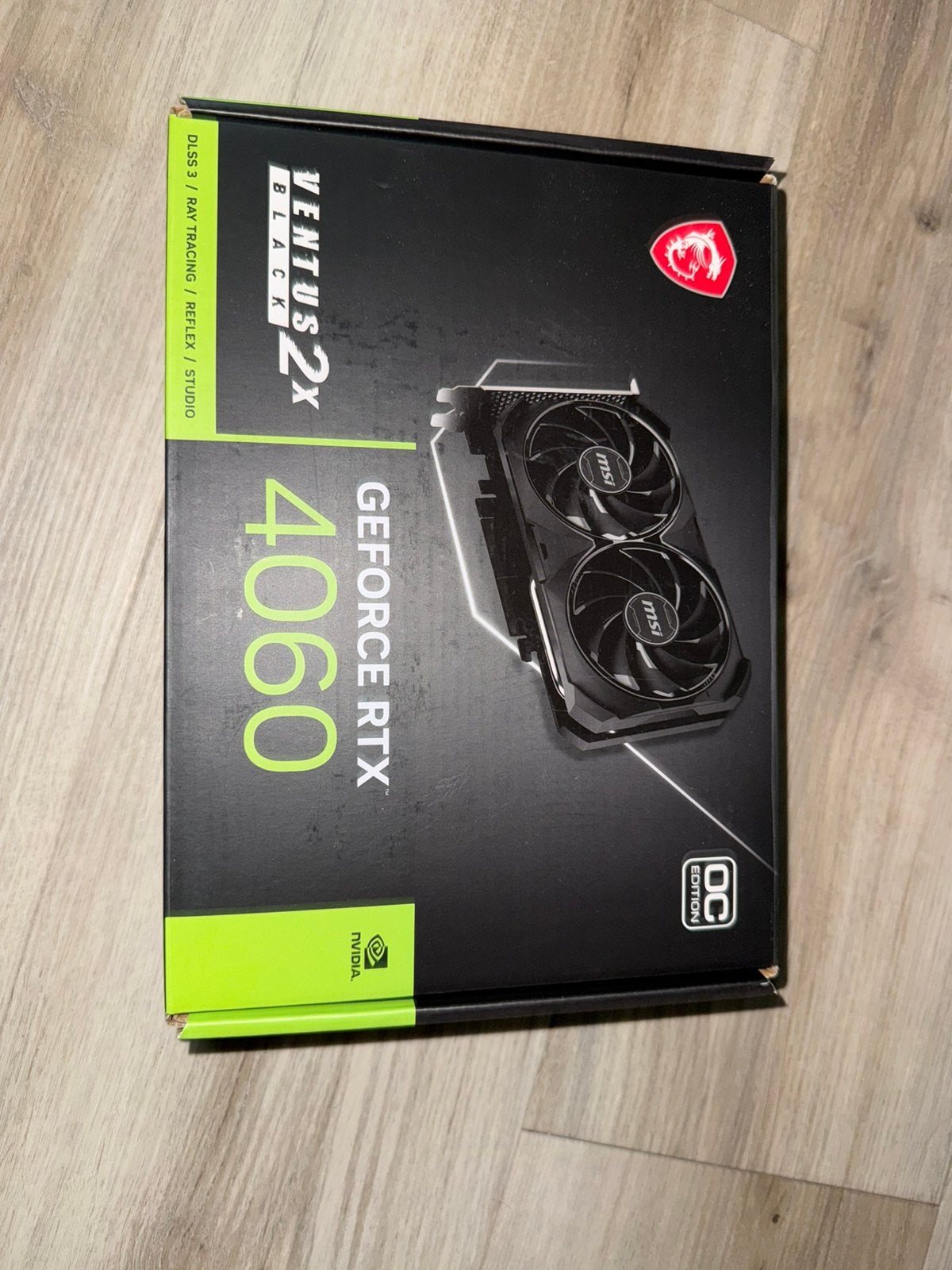 Msi GeForce RTX 4060 ventus 2x black 8G OC videokaart, Computers en Software, Videokaarten, Ophalen of Verzenden, Zo goed als nieuw