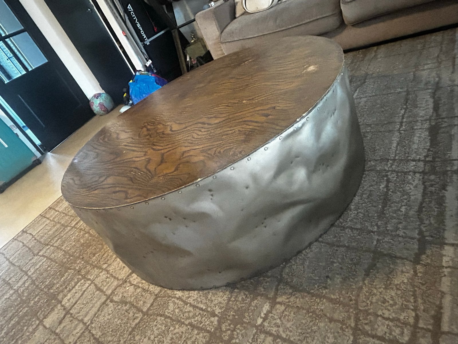 Ronde Rofra salontafel - diameter 120cm, hoogte 41cm, Gebruikt, 100 tot 150 cm, Rond, Ophalen of Verzenden