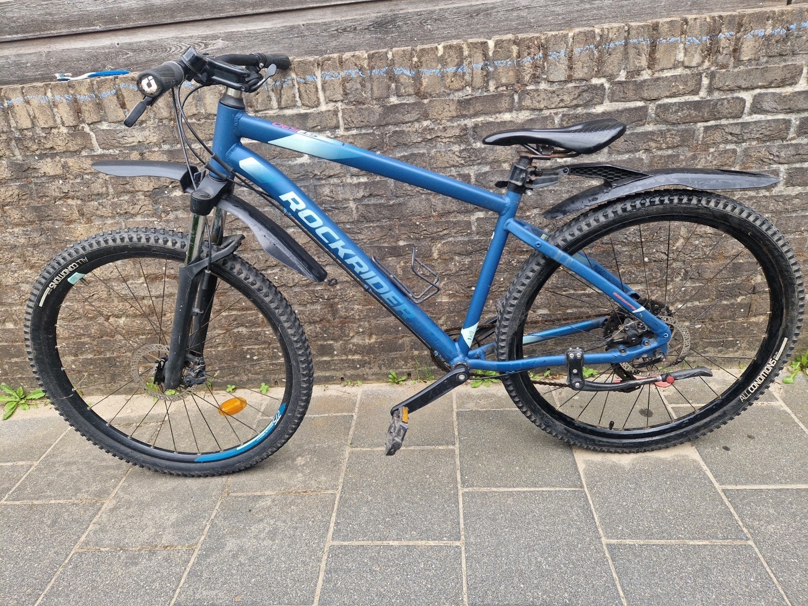 Rockrider Mountainbike 27.5 inch - Blauw, Minder dan 45 cm, Ophalen, Gebruikt, Overige merken