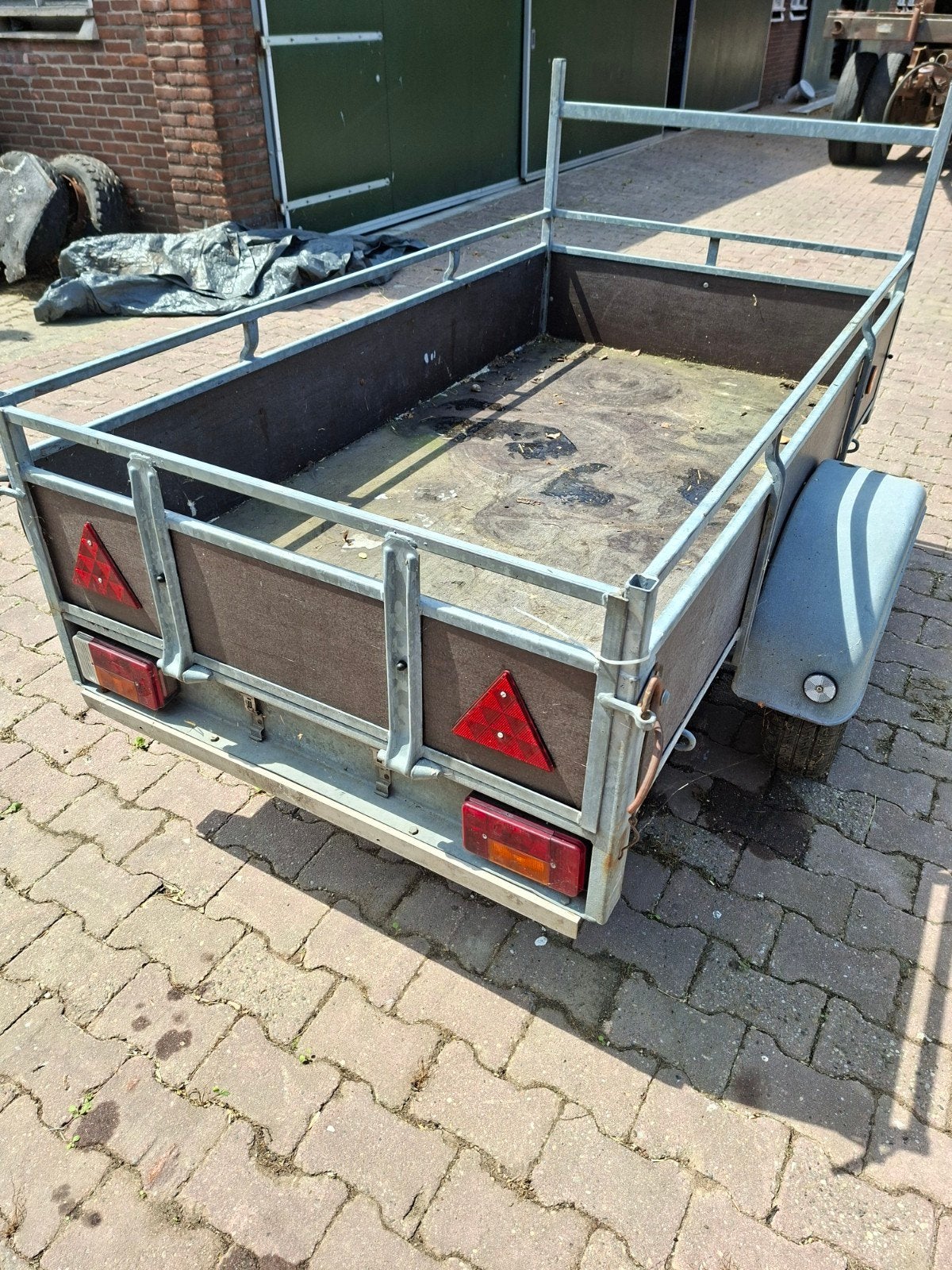 Aanhanger 750 kg, Ophalen
