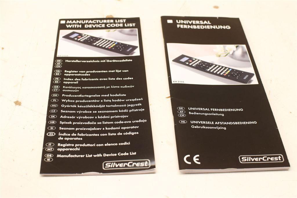 SilverCrest Universele afstandsbediening 50531, Ophalen of Verzenden, Gebruikt, Pc