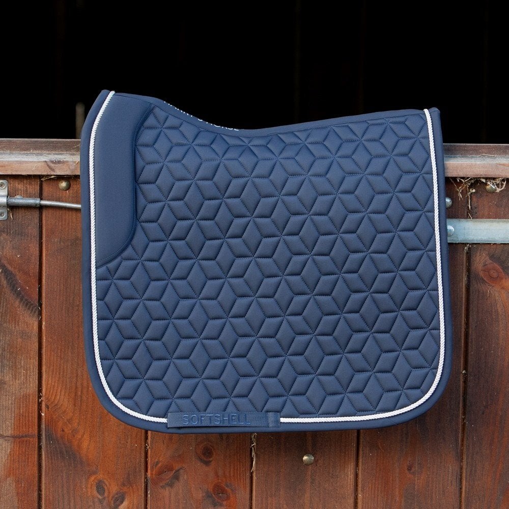 Harry's Horse Zadeldek Softshell Navy, Full Dressuur, Dieren en Toebehoren, Full (L), Dressuurdekje, Nieuw, Ophalen of Verzenden
