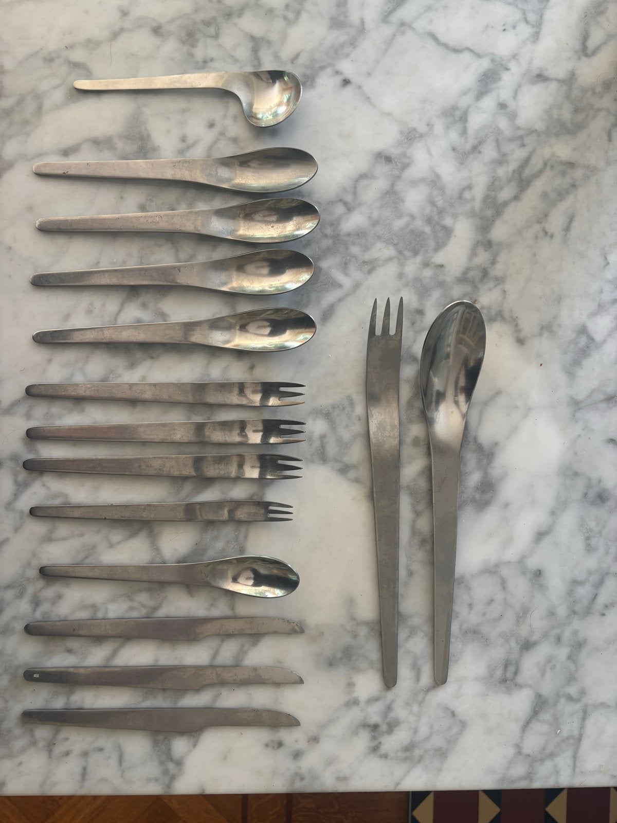 Georg Jensen Bestekset - niet helemaal compleet, Verzenden