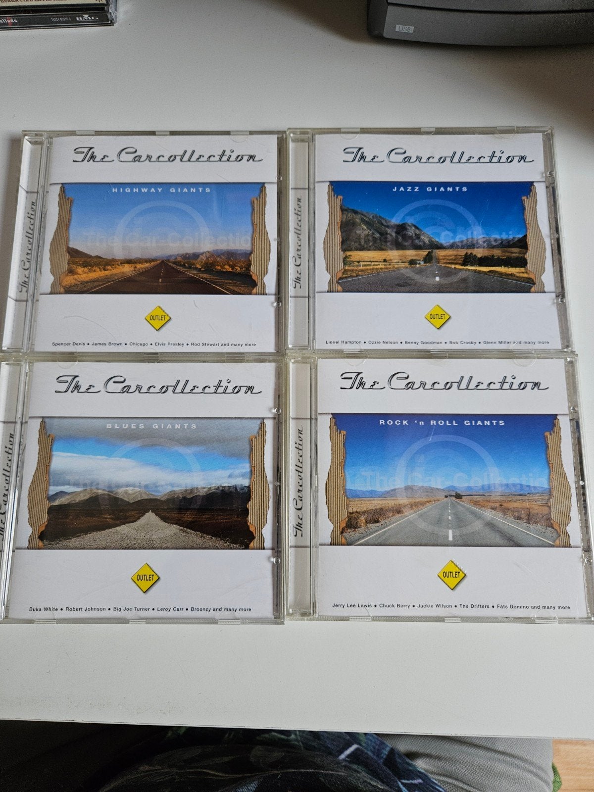 The Carcollection - Highway, Blues, Jazz & Rock Giants, Ophalen of Verzenden, Zo goed als nieuw, Boxset, Inclusief doosje